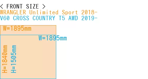 #WRANGLER Unlimited Sport 2018- + V60 CROSS COUNTRY T5 AWD 2019-